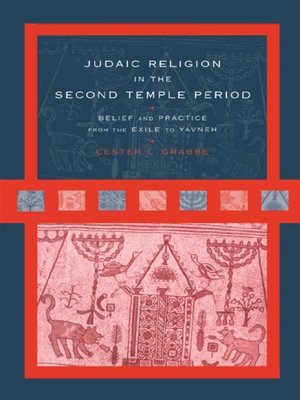 cover image of Judaic Religion in the Second Temple Period